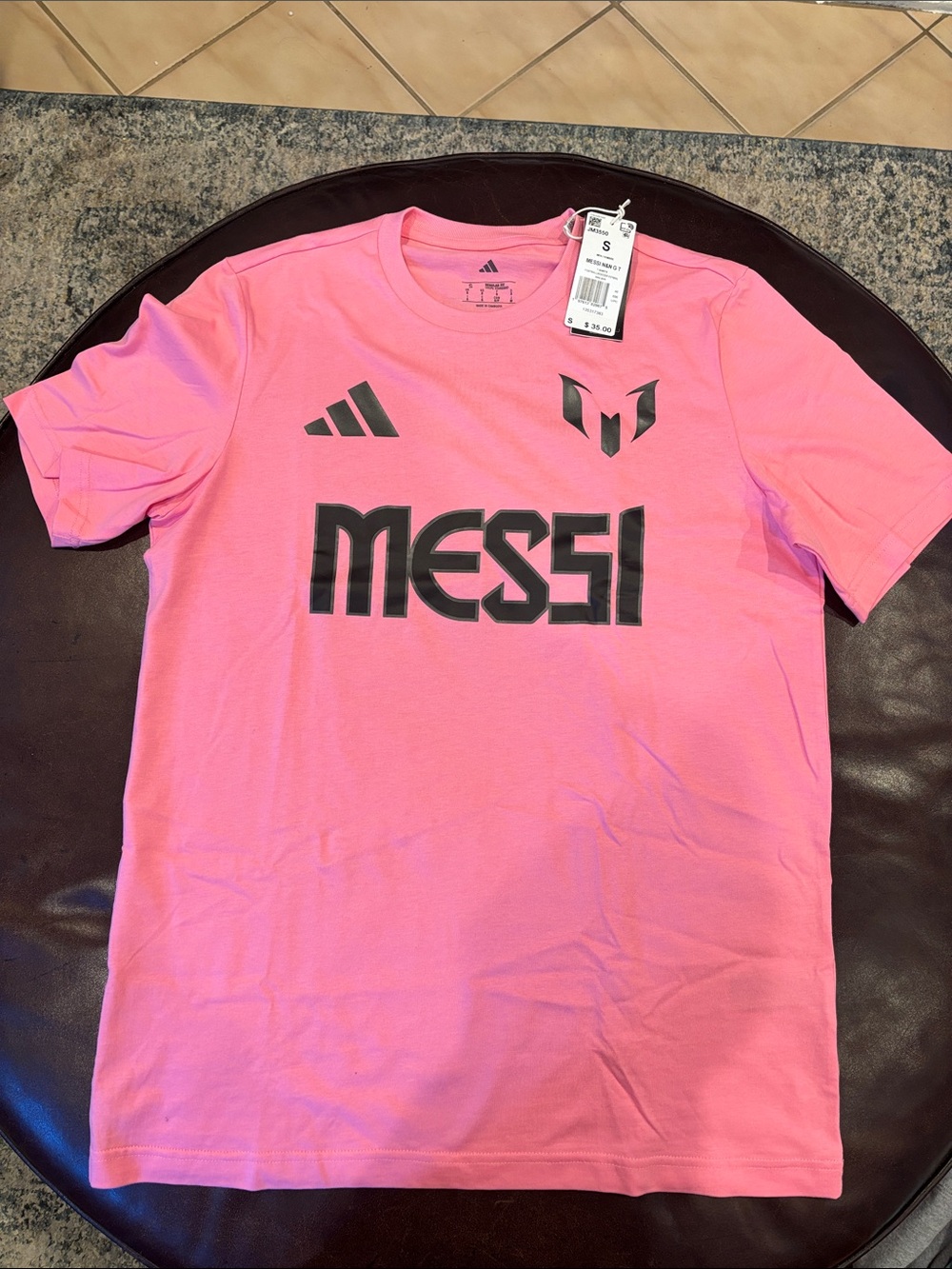 Messi adult T-shirt- Adidas- Size small